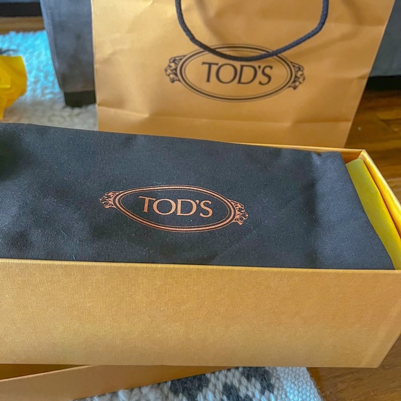 TODS Kate Slip On Sandals Black 5.5  35.5 - Picture 6 of 10